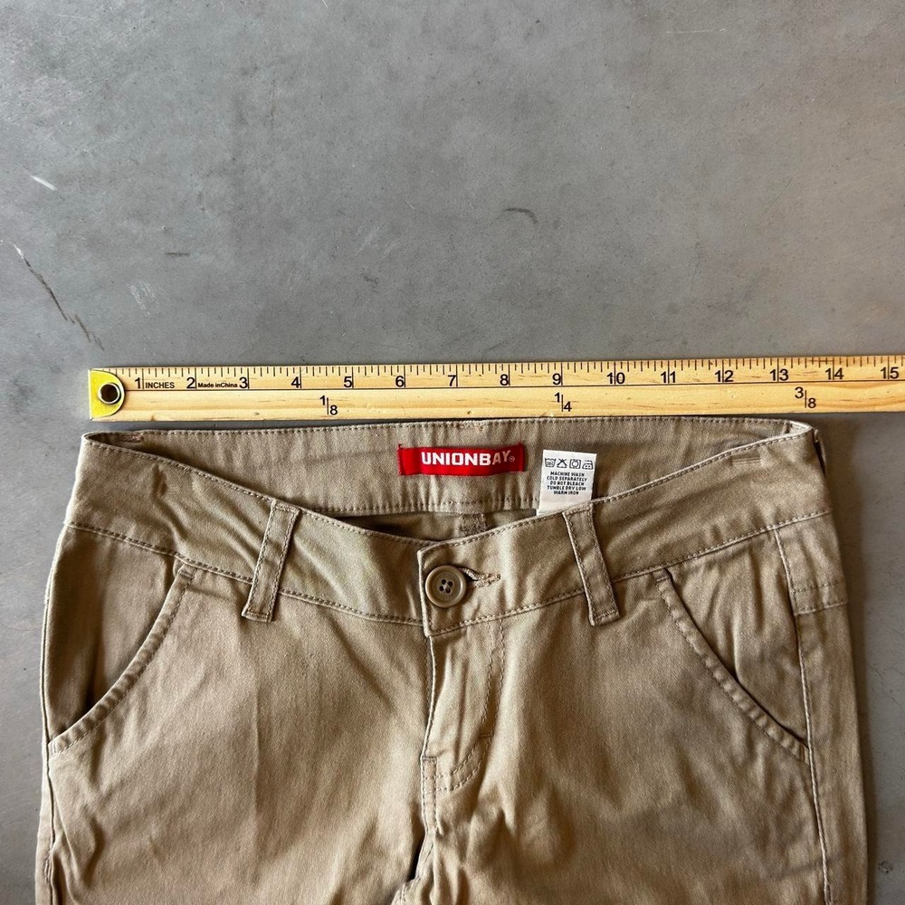 Vintage women's unionbay low rise cream flared pants - Picture 2 of 6